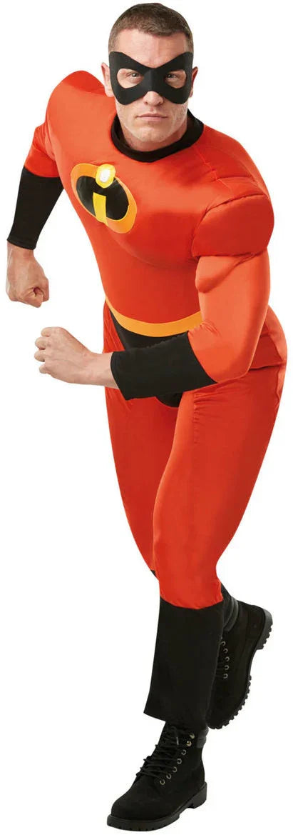 Disfraz de Mr Increíble Musculoso para Adulto Los Increíbles Rubies